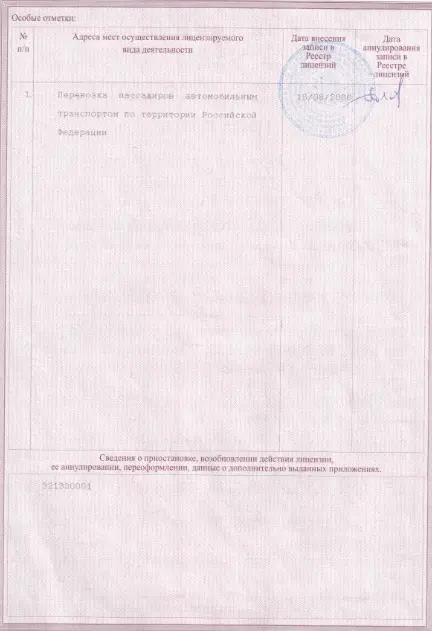 Лицензия на перевозки — страница 2