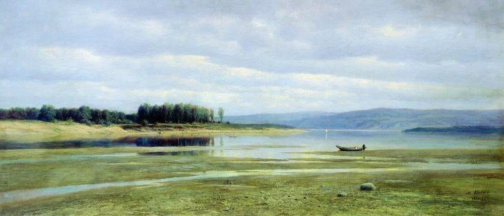 Михаил Клодт «Волга у Жигулей», 1879 — картина в истории села Жигули у Самарской Луки